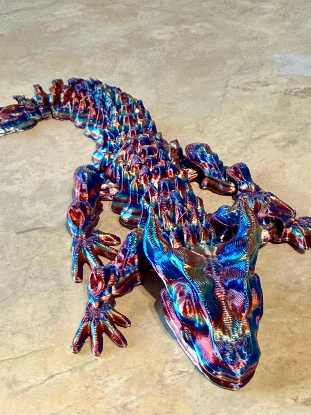 Multicolor 3-D Printed Movable Dragon 🐉